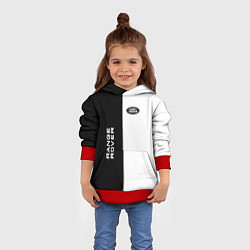 Толстовка-худи детская Land Rover: Range Rover, цвет: 3D-красный — фото 2