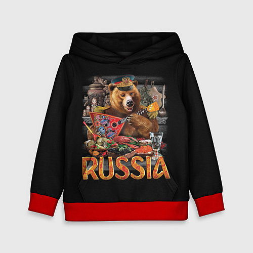Детская толстовка This is Russia / 3D-Красный – фото 1