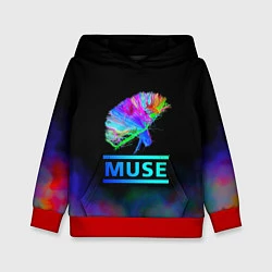 Толстовка-худи детская Muse: Neon Flower, цвет: 3D-красный