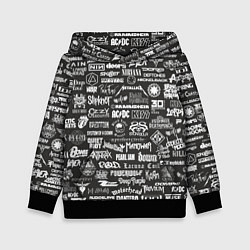 Толстовка-худи детская Rock Star, цвет: 3D-черный