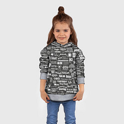 Толстовка-худи детская Rock Star, цвет: 3D-меланж — фото 2