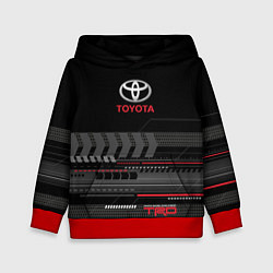 Толстовка-худи детская Toyota TRD, цвет: 3D-красный