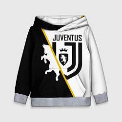 Толстовка-худи детская FC Juventus: Football Point, цвет: 3D-меланж