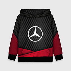 Толстовка-худи детская Mercedes Benz: Grey Carbon, цвет: 3D-черный