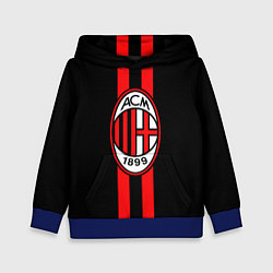 Толстовка-худи детская AC Milan 1899, цвет: 3D-синий