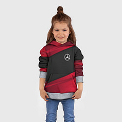 Толстовка-худи детская Mercedes Benz: Red Sport, цвет: 3D-меланж — фото 2