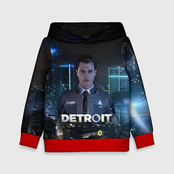 Толстовка-худи детская Detroit: Connor, цвет: 3D-красный