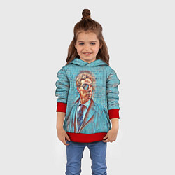 Толстовка-худи детская Melrose Patrick, цвет: 3D-красный — фото 2