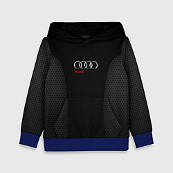 Толстовка-худи детская Audi Carbon, цвет: 3D-синий