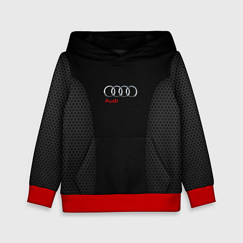 Детская толстовка Audi Carbon / 3D-Красный – фото 1