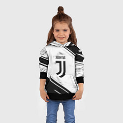 Толстовка-худи детская Juventus, цвет: 3D-черный — фото 2