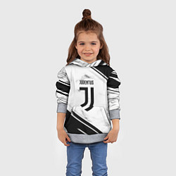 Толстовка-худи детская Juventus, цвет: 3D-меланж — фото 2