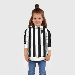 Толстовка-худи детская FC Juventus, цвет: 3D-белый — фото 2
