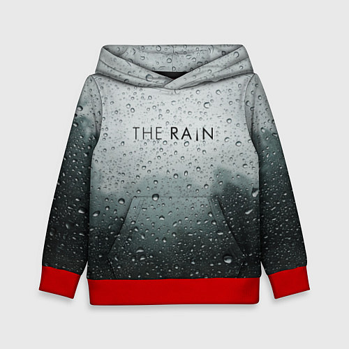 Детская толстовка The Rain / 3D-Красный – фото 1
