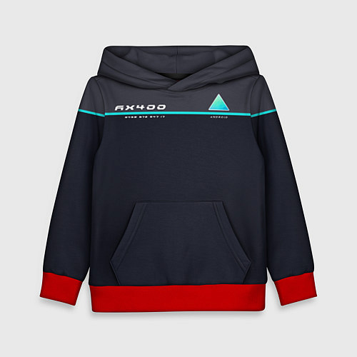 Детская толстовка Detroit: AX400 / 3D-Красный – фото 1