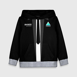 Толстовка-худи детская RK800 Android Black, цвет: 3D-меланж