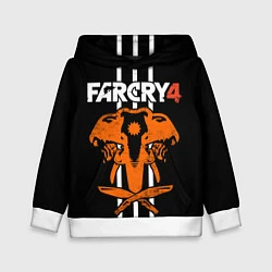 Толстовка-худи детская Far Cry 4: Orange Elephant, цвет: 3D-белый