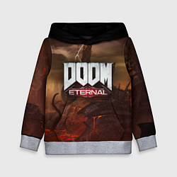 Толстовка-худи детская DOOM: Eternal, цвет: 3D-меланж