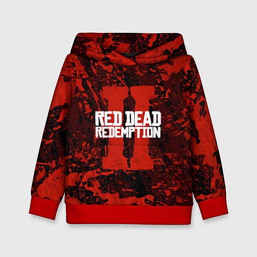 Детская толстовка Red Dead Redemption: Part II / 3D-Красный – фото 1