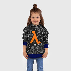 Толстовка-худи детская HL: Lambda, цвет: 3D-синий — фото 2