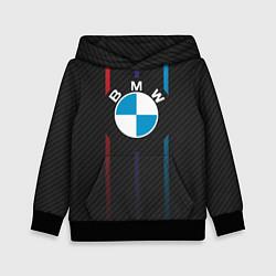 Толстовка-худи детская BMW: Three Lines, цвет: 3D-черный