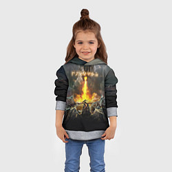 Толстовка-худи детская TES: Dragon Flame, цвет: 3D-меланж — фото 2