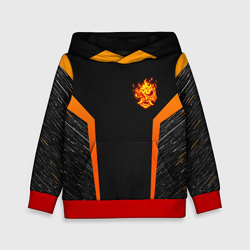 Детская толстовка Cyberpunk 2077: Samurai Style / 3D-Красный – фото 1