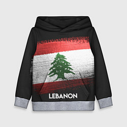 Толстовка-худи детская Lebanon Style, цвет: 3D-меланж