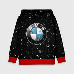 Толстовка-худи детская BMW под Дождём, цвет: 3D-красный