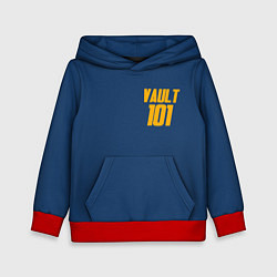 Толстовка-худи детская VAULT 101, цвет: 3D-красный