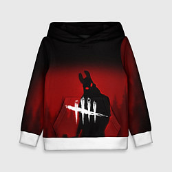 Толстовка-худи детская Dead by Daylight, цвет: 3D-белый