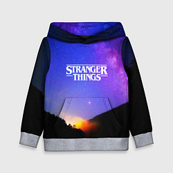 Толстовка-худи детская Stranger Things: Space Rising, цвет: 3D-меланж