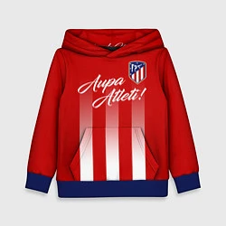 Толстовка-худи детская Aupa Atleti, цвет: 3D-синий