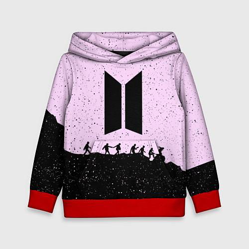 Детская толстовка Bangtan Boys / 3D-Красный – фото 1