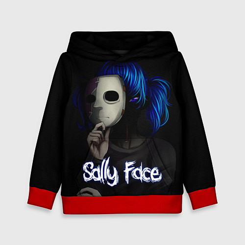 Детская толстовка Sally Face: Dark Mask / 3D-Красный – фото 1