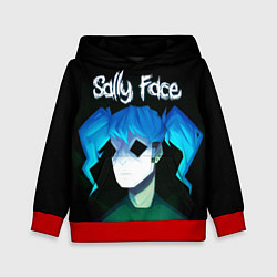 Толстовка-худи детская Sally Face: Light Silhouette, цвет: 3D-красный