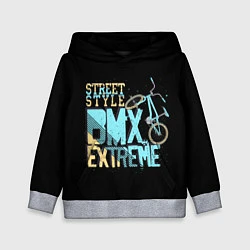 Толстовка-худи детская BMX Extreme, цвет: 3D-меланж