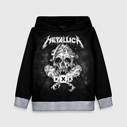Толстовка-худи детская Metallica XXX, цвет: 3D-меланж
