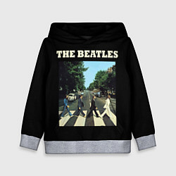 Толстовка-худи детская The Beatles: Abbey Road, цвет: 3D-меланж