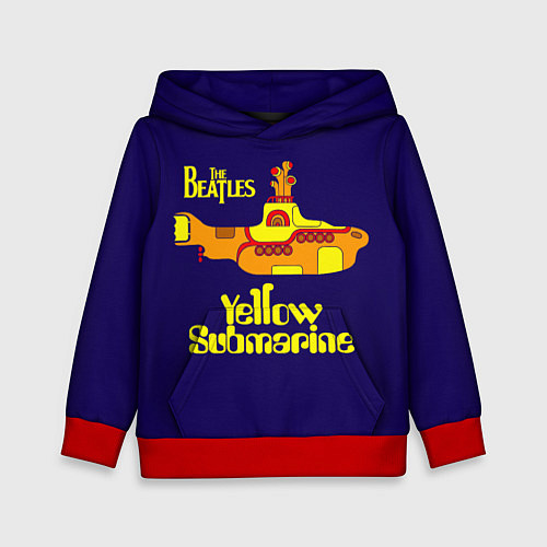 Детская толстовка The Beatles: Yellow Submarine / 3D-Красный – фото 1