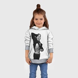Толстовка-худи детская ASAP Rocky: White Fashion, цвет: 3D-меланж — фото 2