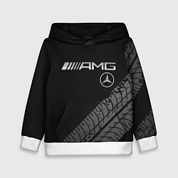 Толстовка-худи детская Mercedes AMG: Street Racing, цвет: 3D-белый