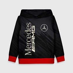 Толстовка-худи детская Mercedes AMG: Black Edition, цвет: 3D-красный