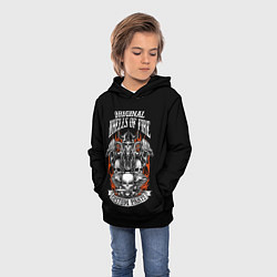 Толстовка-худи детская Original wheels of fire, цвет: 3D-черный — фото 2
