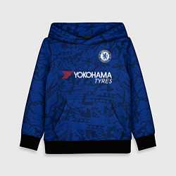 Толстовка-худи детская Chelsea home 19-20, цвет: 3D-черный