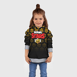 Толстовка-худи детская Brawl Stars, цвет: 3D-меланж — фото 2