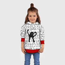 Толстовка-худи детская ЪУЪ СЪУКА, цвет: 3D-красный — фото 2