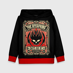 Толстовка-худи детская The Offspring: Days Go By, цвет: 3D-красный