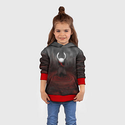 Толстовка-худи детская Hollow Knight, цвет: 3D-красный — фото 2
