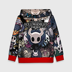 Толстовка-худи детская Hollow Knight, цвет: 3D-красный